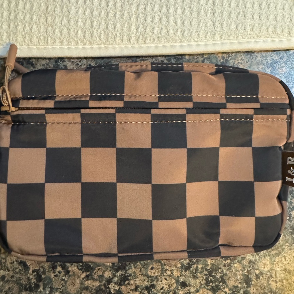 I&R Checkered Black and White Crossbody Bag and others - Picture 3 of 5